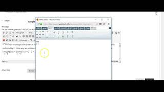Limit notation with Blackboard equation editor