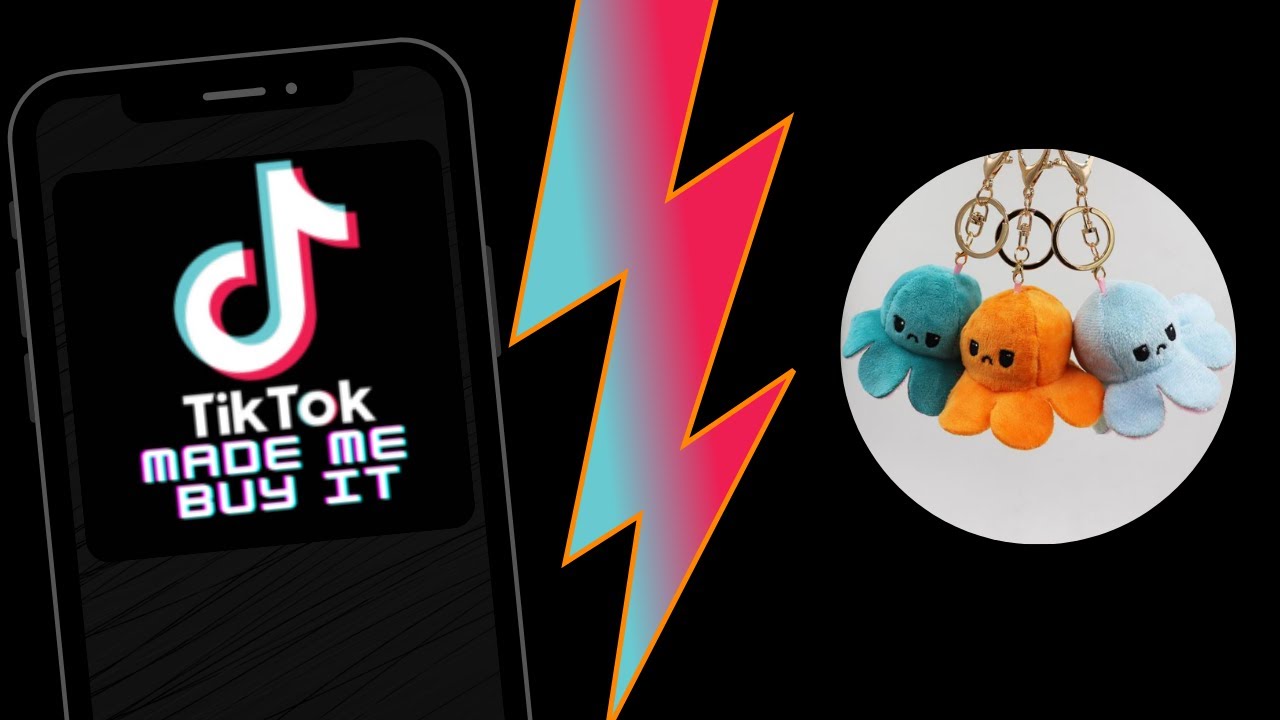 TikTok Made Me Buy It - Reversible Octopus Keychain