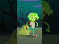 Zombie Had A Little Monster #shortsfeed  #nurseryrhymes #skeletondance  Teehee Toli