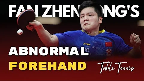 Fan Zhendong's Forehand ability is simply ABNORMAL! Table Tennis