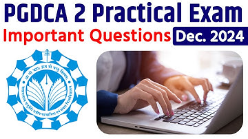 2024 PGDCA2 Practical Exam Imp Questions | Internet and Web Designing, DTP and Multimedia By Arvind