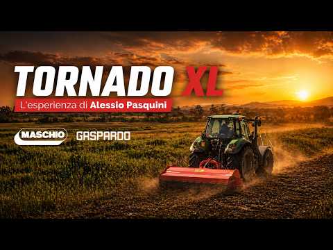 TORNADO XL | Alessio Pasquini’s experience with the MASCHIO GASPARDO Straw Chopper