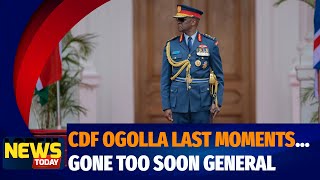 PAINFUL TO WATCH: General Francis Ogolla's Final Moments, Last Public Appearances before death