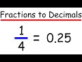 Fraction to Decimal Conversion Quiz