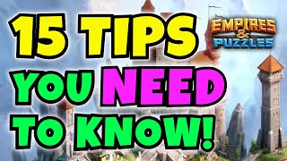 15 Empires and Puzzles Tips / Life Hacks to help you get better fast screenshot 5