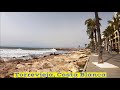Torrevieja, Alicante, Costa Blanca, Spain. Walking Tour of a Windy and Stormy Promenade 25-04-21 🇪🇸