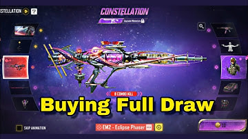 MYTHIC EM2 ECLIPSE PHASER FULL DRAW | CONSTELLATION DRAW |TEMPEST NEW EARTH | LEGENDARY C4 | CODM