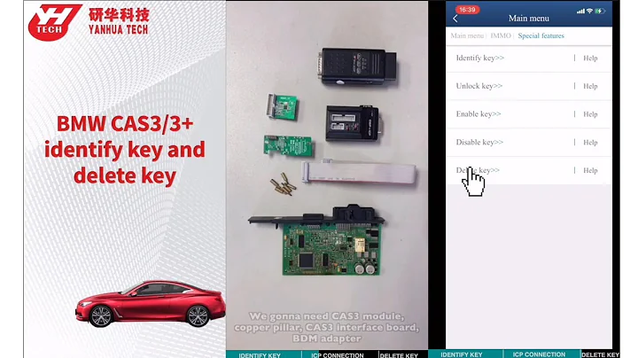 Yanhua Mini ACDP Identify and Delete BMW CAS3 key obdii365