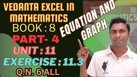 The sum of two numbers is 18 and difference is 4 is class 8| exe:11.3| Qn.6| Equation |Vedanta book 