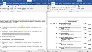 Ch 5 Sample Problems