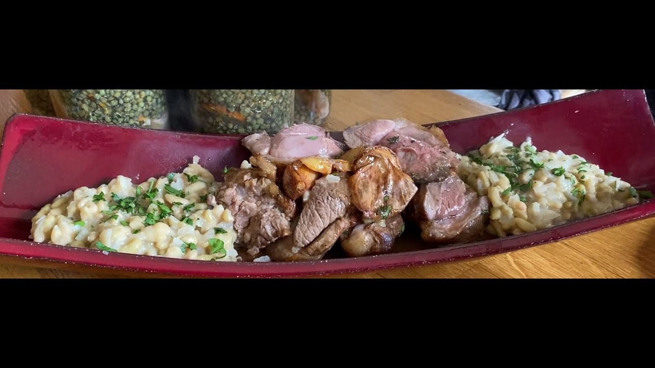 Recette Gigot d'Agneau Rôti au Miel et Flageolets de l’Armoire à