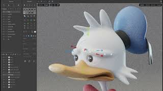 Grumpy Donald ─ MagicaCSG 3D scene impression