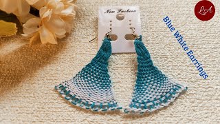 DIY Earrings Thread || Handmade Jewelry Ideas || Nanduti Lace tutorial