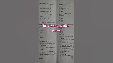 ✅💯#Bpsc Aso question paper 10.09.25 ✍️