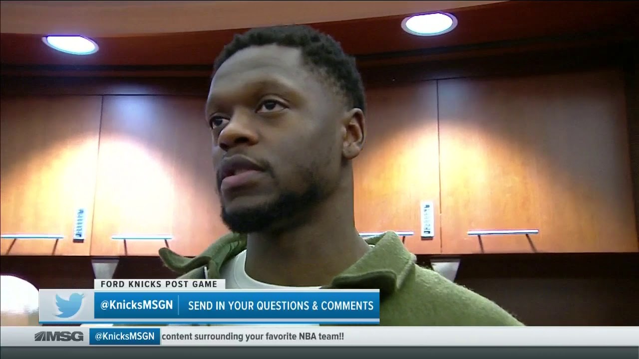 Julius Randle Addresses the Media After Knicks' Loss to ...
