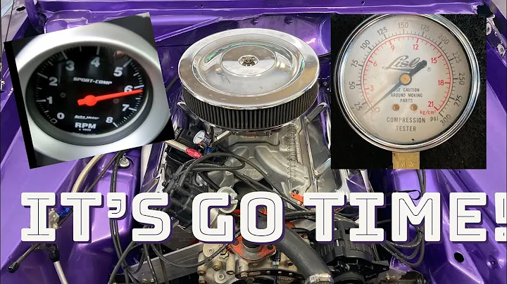 Checking Compression and Converter Flash! Barracuda Dragcar is Ready! #nonamenationals #mopar