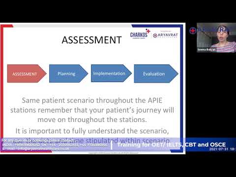 NMC OSCE Lecture Series Episode 1 -  Assessment part 1