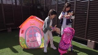 バブちゃん１日 おままごと ママパパなこうくんねみちゃん