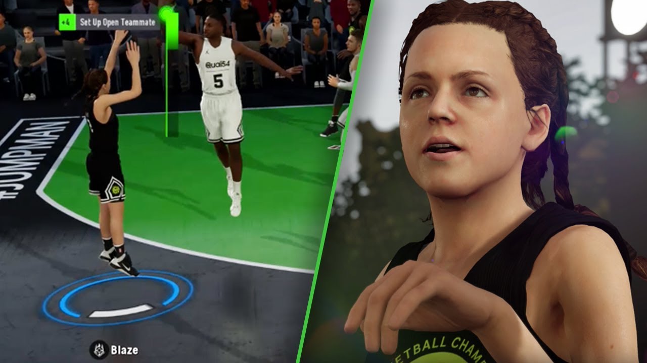 NBA LIVE 19 DEMO GAMEPLAY! BEST FEMALE 3POINT SHOOTER BUILD LIKE CHEF