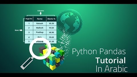 تعلم مكتبة بانداس لعلم البيانات وتعلم الآلة  |  Pandas Library for Data Science and Machine Learning