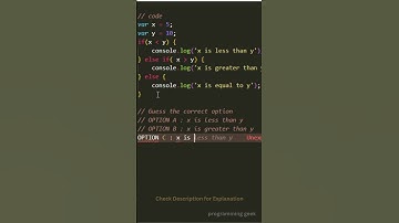 Javascript Quiz: How Well Do You Know if statement in Js #programming #javascript #coding #quiz