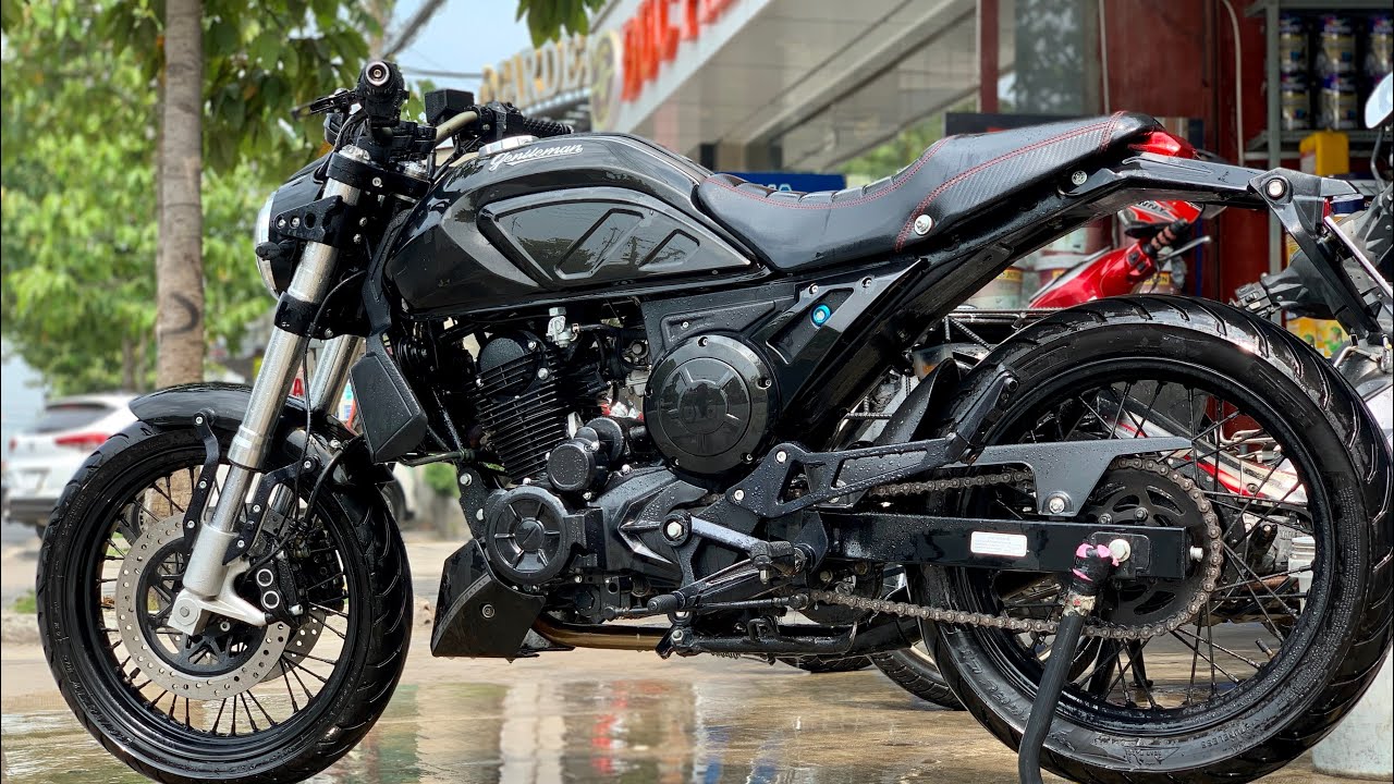 GPX Legend Gentleman 200 2019 màu đen chính thức ra mắt  Motosaigon