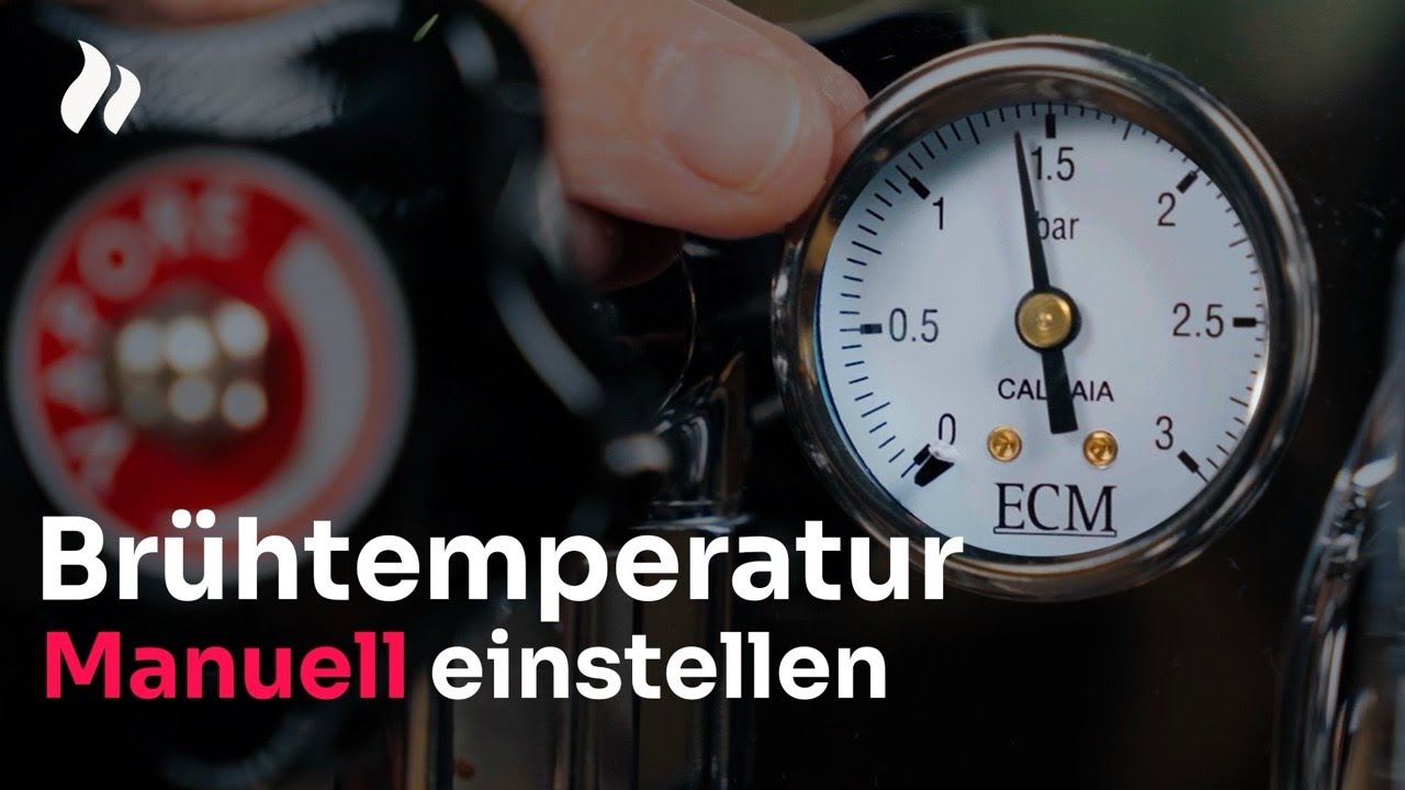 Güde Hwa 1100 Vf Druck Einstellen Pressostat einstellen (Brühtemperatur und Druck einstellen) - YouTube