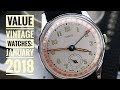 Best Value Vintage Watches: January 2018