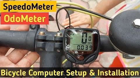 {Hindi} Bicycle Computer Setup & Installation | Bicycle Speedometer Odometer Installation and Setup
