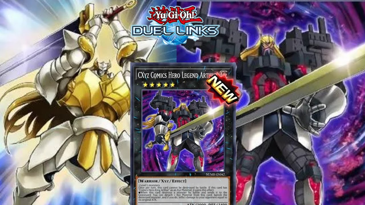 CXYZ COMICS HERO LEGEND ARTHUR [Yu-Gi-OhDUELLinks] - YouTube