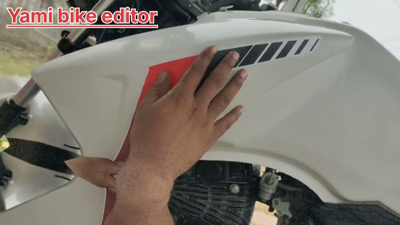 TVS Apache sticker modified||bs4 stiker||bs6 stiker install on bs4 rtr ...