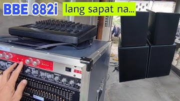 BBE 882i MAXIMIZER TESTING IN A 3 WAY SET UP @59diy8