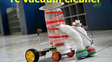 How to Make a diy Floor vacuum cleaner Machine - Remote Controlled floor sweeper