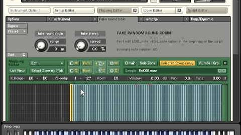 Fake round robin script in Kontakt