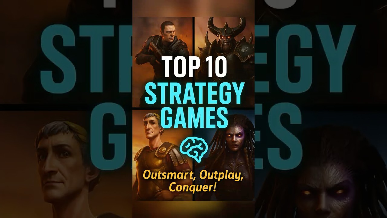 Top 10 Strategy Games You MUST Play in 2025 🧠🔥 #gaming #strategy #gameplay #gamegenres