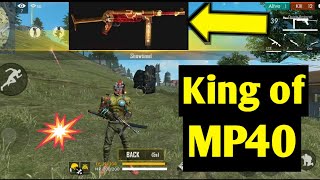 fastest gameplay mp40 king !! king of mp40 !! MP FF kings !