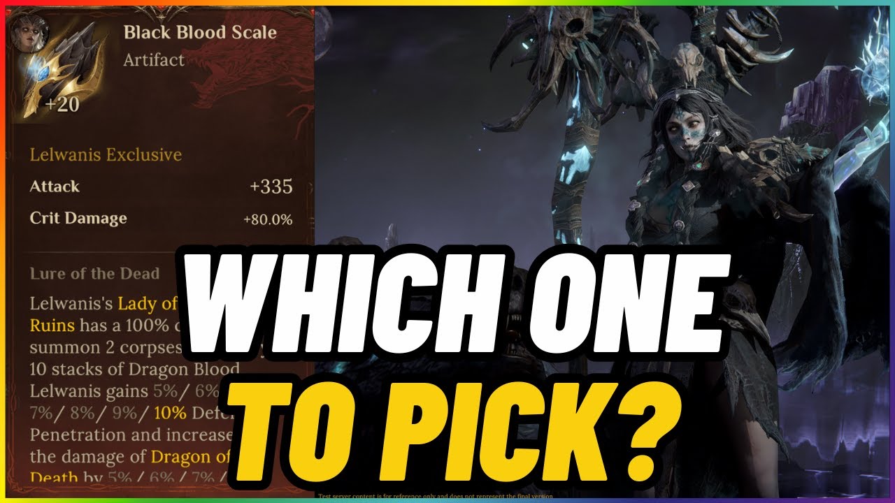 Я протестировал эксклюзивный артефакт Бернаде против Лелваниса, и вот результаты в DragonHeir: Si...