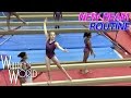 New Balance Beam Routine | Whitney Bjerken