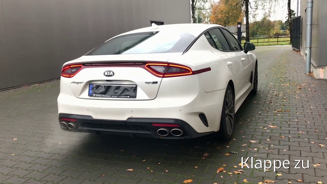 Underground Exhaust Kia Stinger GT 2.0l Stage 3 Klappenauspuff Sound