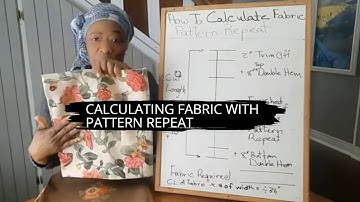 DIY CURTAINS | STEPS TO CALCULATE FABRIC WITH PATTERN REPEAT