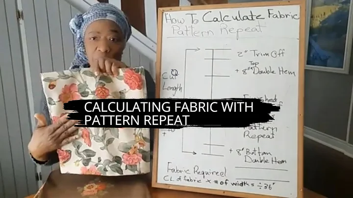 DIY CURTAINS | STEPS TO CALCULATE FABRIC WITH PATTERN REPEAT