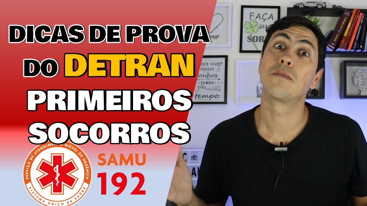 Socorro às Vítimas de Trânsito - Como é cobrado na prova do DETRAN?