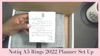 Notiq A5 2022 Planner Set Up