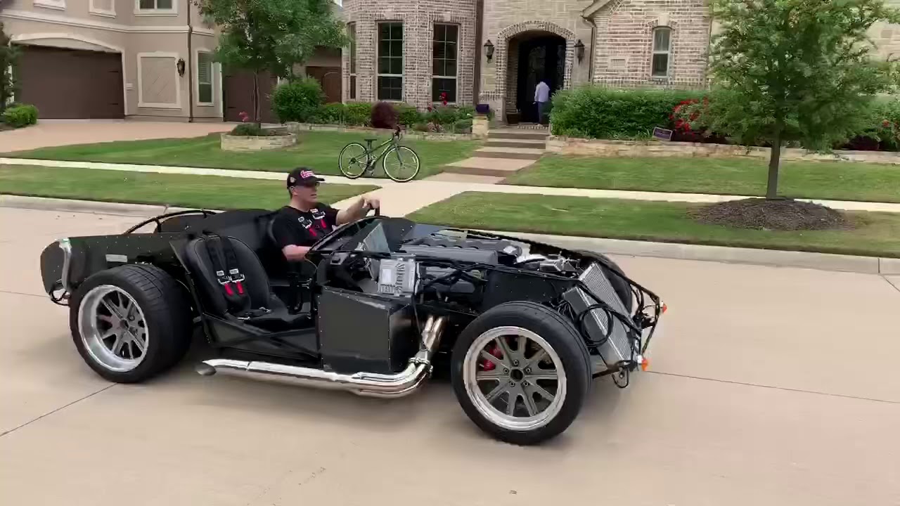 FFR MK4 Coyote Go-Cart ride - YouTube