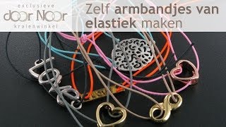 Armbandje Van Elastiek Maken