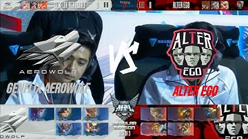 MATCH 1- GENFLIX AEROWOLF VS ALTER EGO | MPL S5 WEEK 3 DAY 3