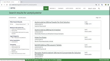 (Anh) Tra cứu thông tin thuốc trên cơ sở dữ liệu của Anh EMC (hướng dẫn sử dụng thuốc)