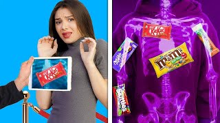 Weird Ways to SNEAK FOOD into THE MOVIES | Funny Ideas for Sneak Food by TicTac # 2