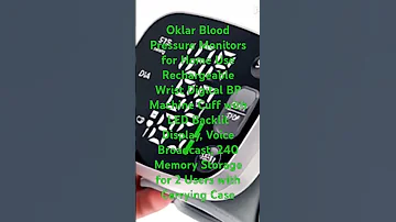 Oklar Blood Pressure Monitors For Home Use Rechargeable Wrist Digital BP Machine Cuff Usa Sale 