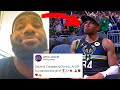 NBA PLAYERS REACT TO MILWAUKEE BUCKS WINNING NBA CHAMPIONSHIP 2021 | GIANNIS REACTIONS (LeBron etc)